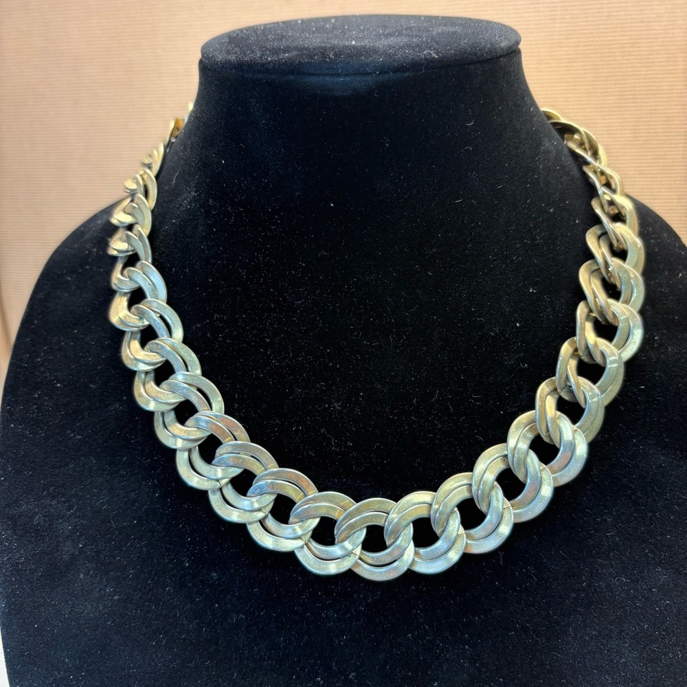 Gold Chunky Chain Necklace Bold Statement